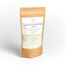 Load image into Gallery viewer, Lavender & Geranium Rose Bath Salts