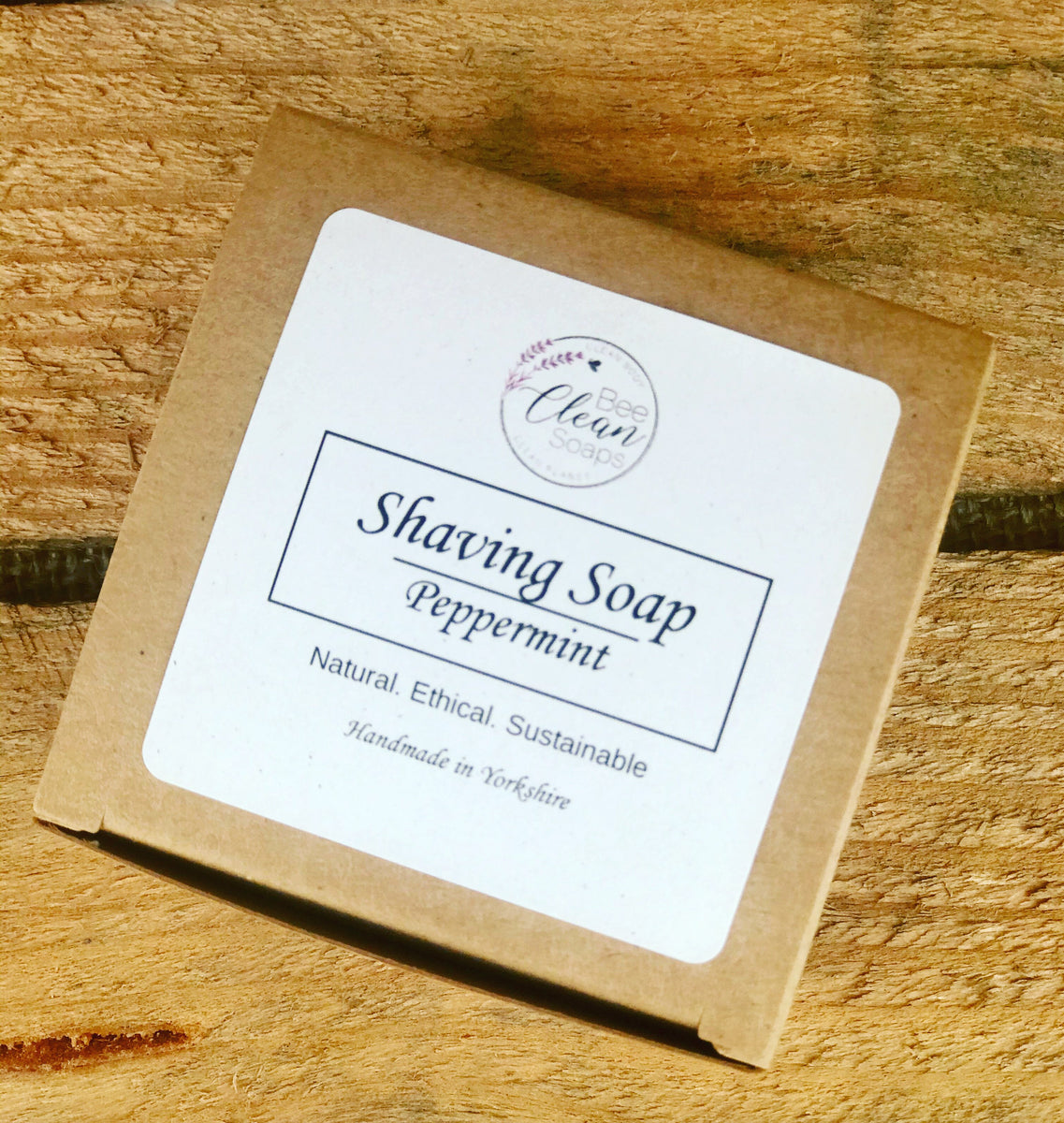 Shaving Soap Natural Peppermint Shaving Soap Bar Bee Clean Soaps