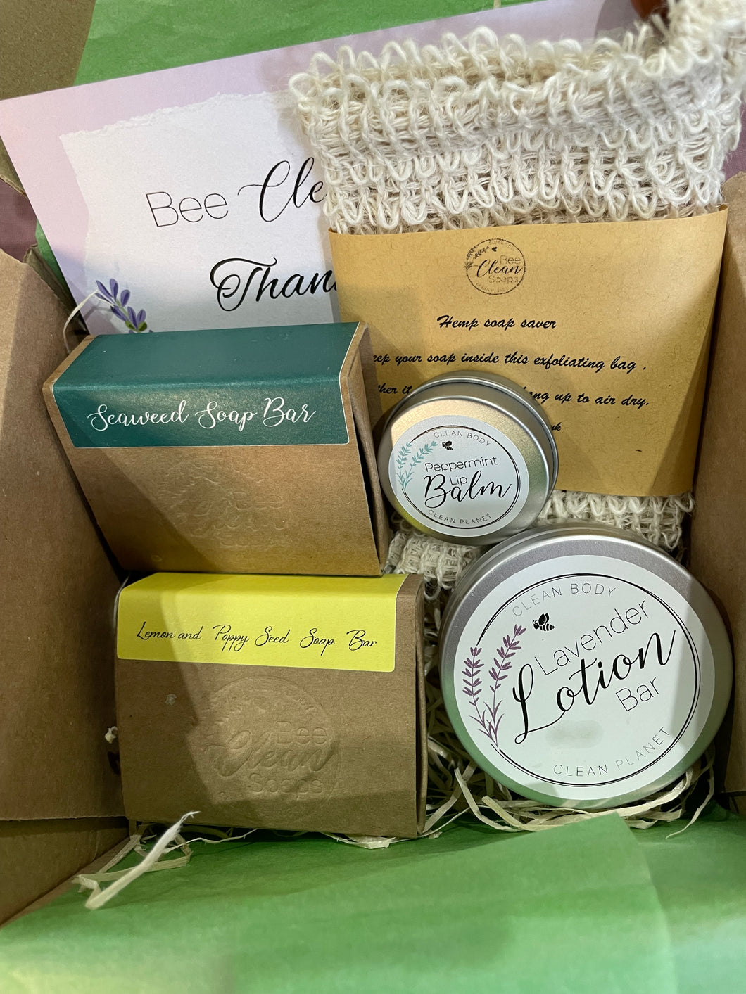 In the shower Bee Clean Gift Box