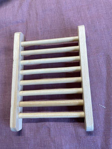 Bamboo soap dish