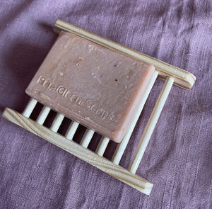 Bamboo soap dish