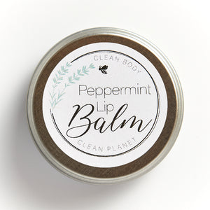 Lip Balm with peppermint