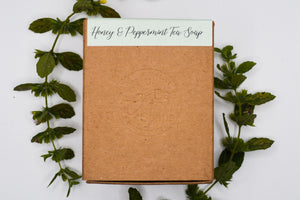 Honey & Peppermint Tea Soap Bar - 120g