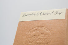 Load image into Gallery viewer, Lavender and Oatmeal Soap Bar - 120g

